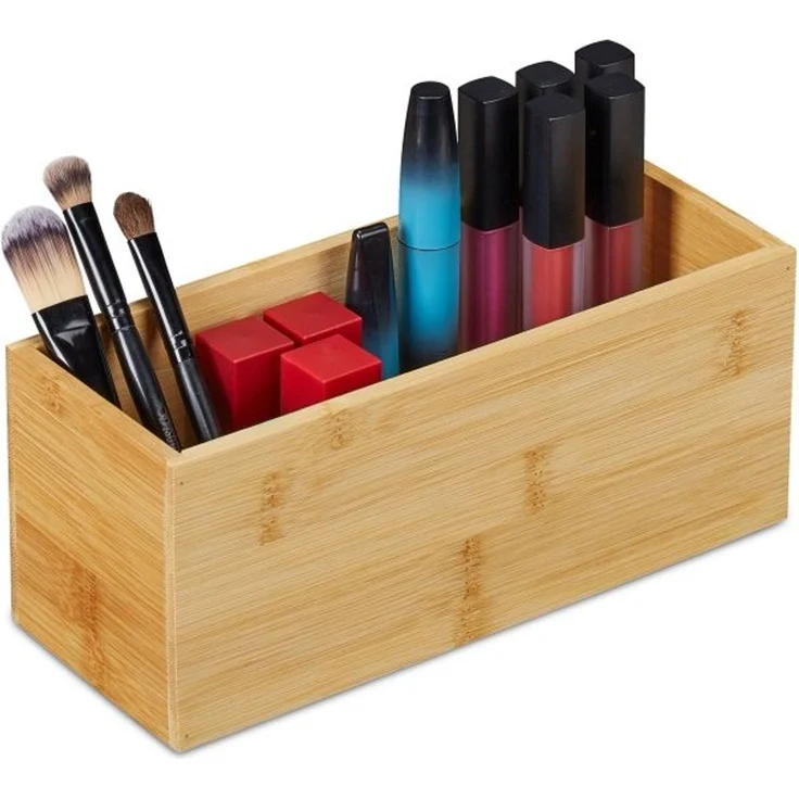 Relaxdays Ordnungsbox aus Bambus – Bild 1