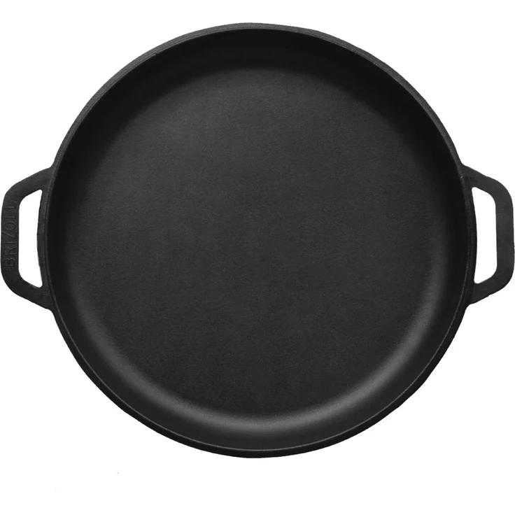 Grillpeter Utschak Set Asamat schwarz, Kazan 15 Liter Gusseisen Pfannendeckel – Bild 6