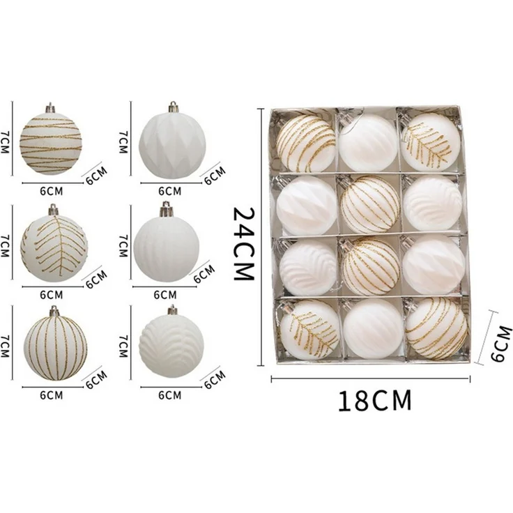 Bomiclss Weihnachtsbaumkugel Weihnachtskugeln aus Samt, 12er Set Samt Weihnachtsdeko, Christbaumschmuck – Bild 4