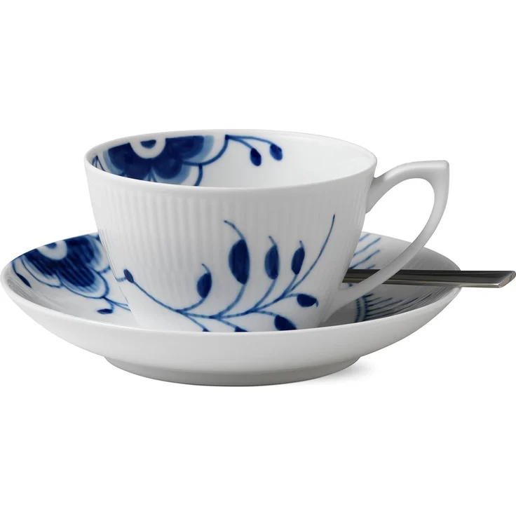 Royal Copenhagen Musselmalet Mega Blau Tee-& Cappuccinotasse 28 cl – Bild 8