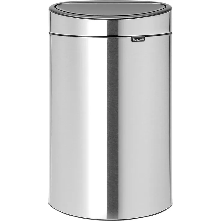 Brabantia Mülleimer Touch Bin New,recycle, 23+10 L Stahl matt Papierkörbe & Mülleimer