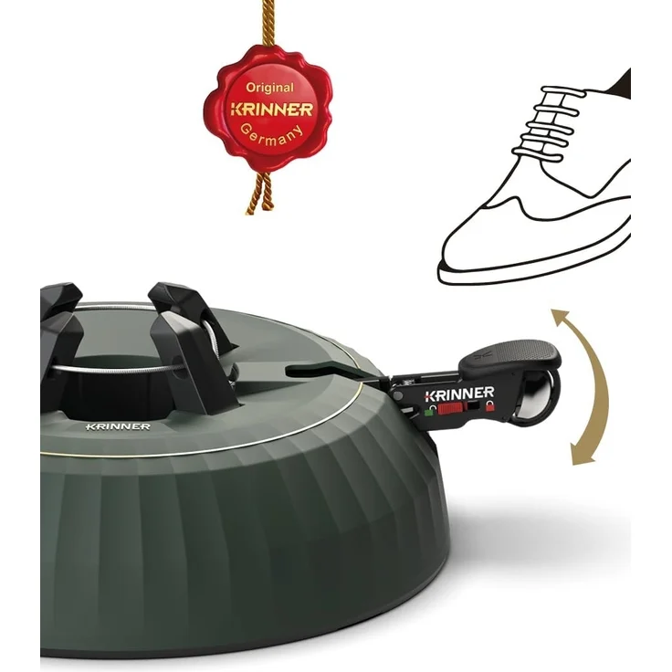 Krinner X-280 Deluxe Christbaumständer, bis 280 cm Baumhöhe, Stamm max. Ø 12 cm – Bild 7