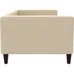 vidaXL Tagesbett Creme 90x200 cm Stoff 353987