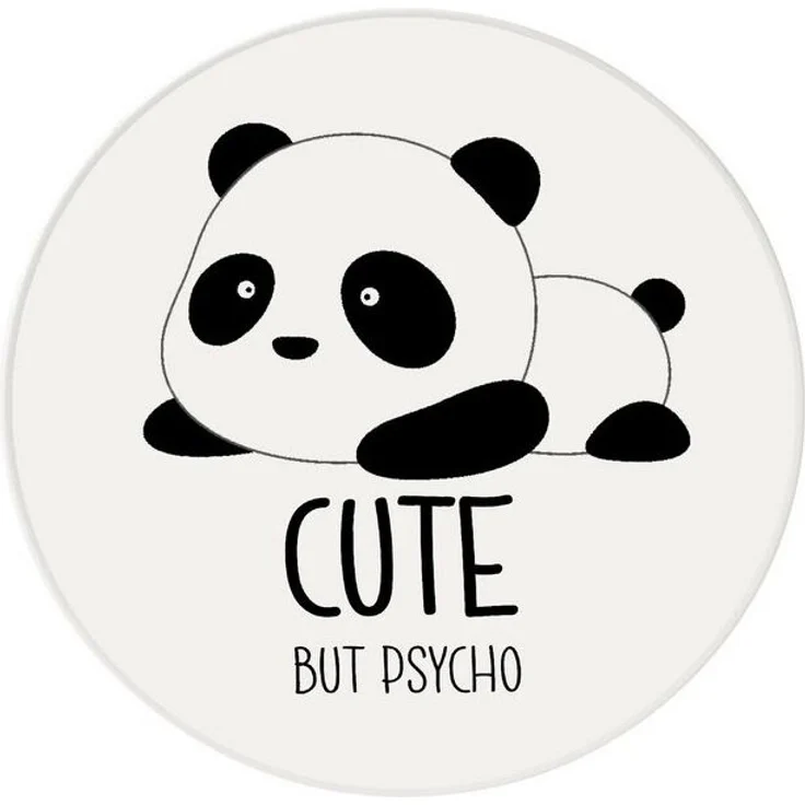 Geda Labels GmbH Frühstücksteller Panda Cute, (1 St), Weiß, 20cm, spülmaschinengeeignet – Bild 2