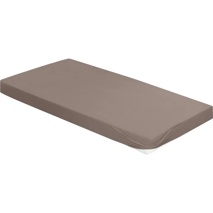 Irisette Mako-Jersey Betttuch Jupiter 0008 stein 100x200 cm 8-13 stein – Bild 1