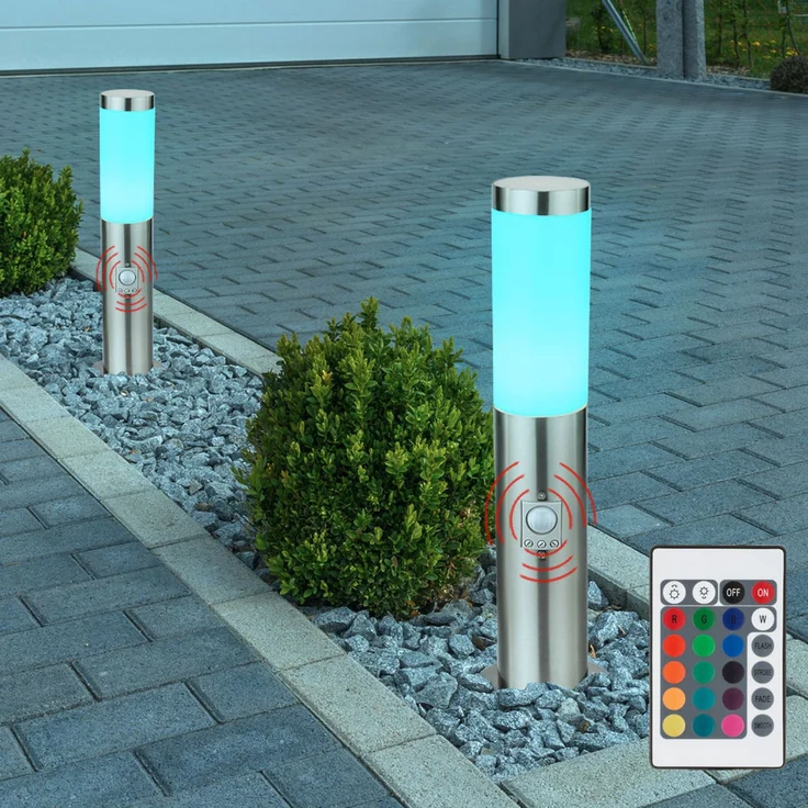RGB LED Stehleuchte mit Bewegungsmelder NEW YORK – Bild 9