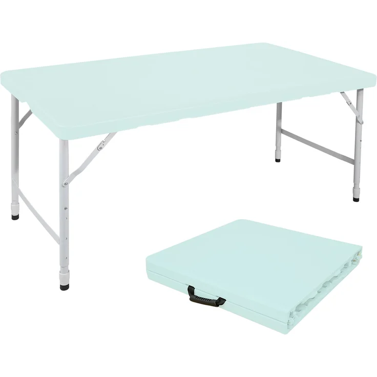 Abrihome Gartentisch 25 cm höhenverstellbar mit 135 kg Tragkraft, Blau, 74x61x125 cm – Bild 2