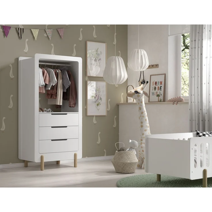 Smile Junior-Babyzimmer Set Regalschrank – Bild 3