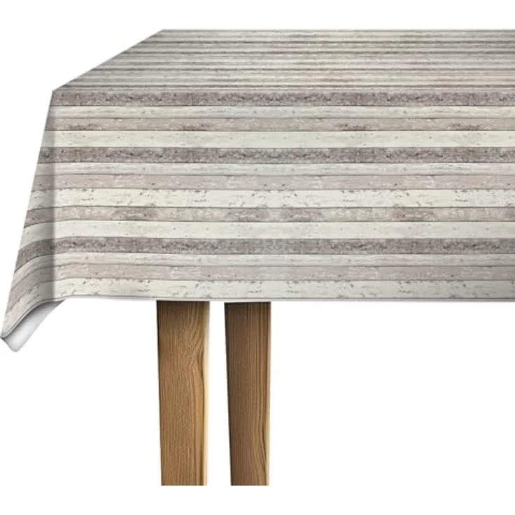 d-c-table® Tischdecke Manhattan Yvonne 150 cm rund, natur