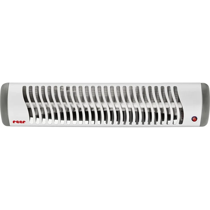 Reer 'EasyHeat' Wickeltischstrahler, Heizstrahler mit Wandhalterung, Wärmelampe fürs Baby, kompaktes Design, weiß/grau, 46x12 cm (BxH) – Bild 1