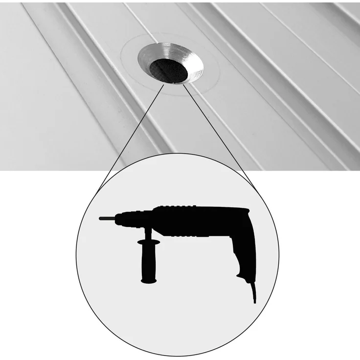 Vorhangschiene "weiß" aus Aluminium, alle Längen bis 480cm möglich, Flache Gardinenschiene ( 7mm ), "1- / 2-/ 3- /4-läufig" inkl. Vorhanggleiter – Bild 8