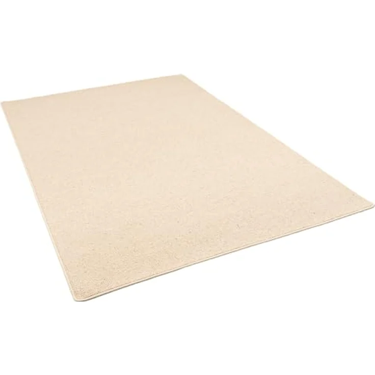 Snapstyle Berber Teppich Natur, Beige, aus feinster Schurwolle, rechteckig 160x200 cm, schadstoffgeprüft, für Fußbodenheizung geeignet – Bild 2