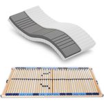 Matratzenset Betten-ABC KSP-500 - Das Original - 140x200, Härtegrad H3 + Lattenrost Superflex NV