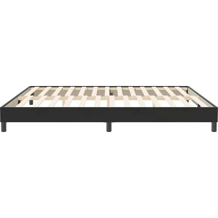vidaXL Boxspringbett ohne Matratze Schwarz 200x220 cm Samt 3315893 – Bild 6