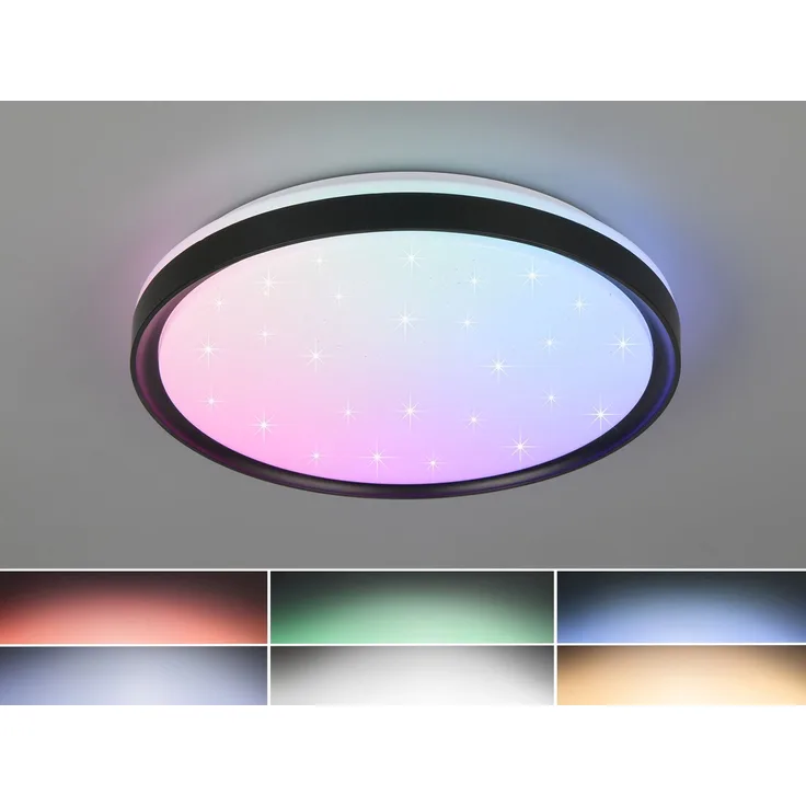 Reality LED Deckenleuchte Solit 14W weiß RGB