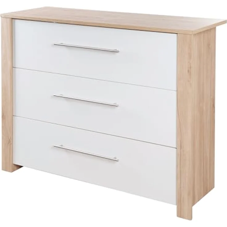 roba Kinderzimmerset 'Malo' - 3-teilig - inkl. Kinderbett 70 x 140 cm - Weiß / Natur – Bild 5