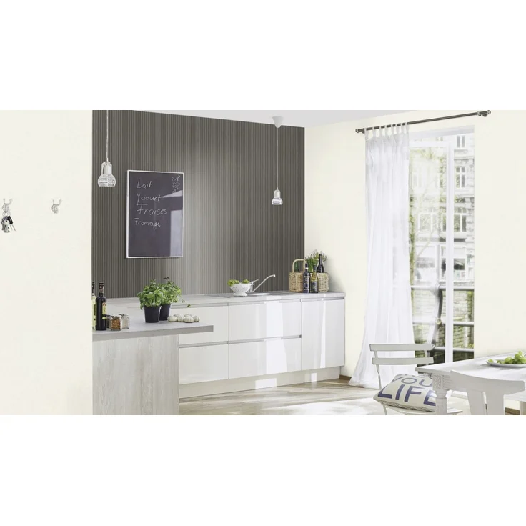 Schöner Wohnen Vliestapete Akustikpaneele schwarz anthrazit 10,05 x 0,53 m – Bild 4