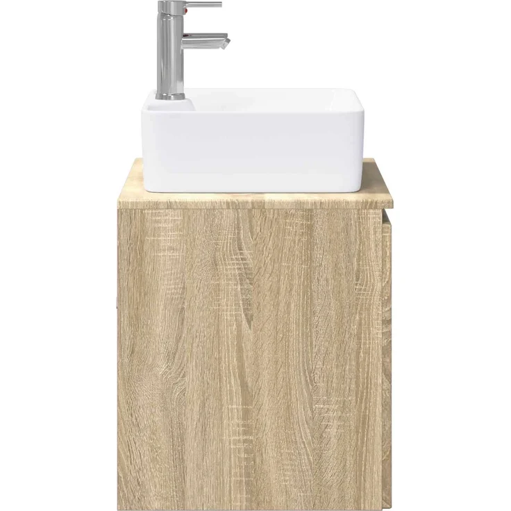 vidaXL Waschbeckenschrank Sonoma-Eiche 62,5 x 44,5 x 80 cm 3404322 – Bild 6