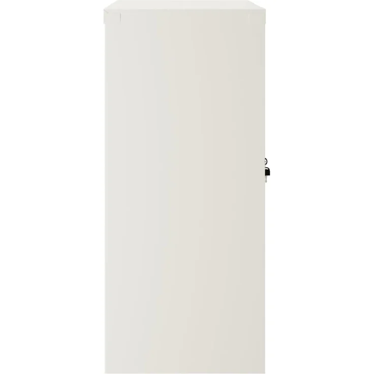 vidaXL Aktenschrank Weiß 90x40x90 cm Stahl 339728 – Bild 4