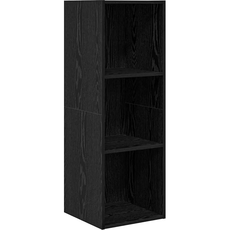vidaXL TV-Schrankset 4 pcs Schwarz Eichen-Optik Holzwerkstoff 3393421 – Bild 4