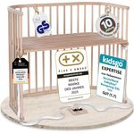 Babybay 'Boxspring XXL' Beistellbett, natur, Buche massiv, extra große Liegefläche