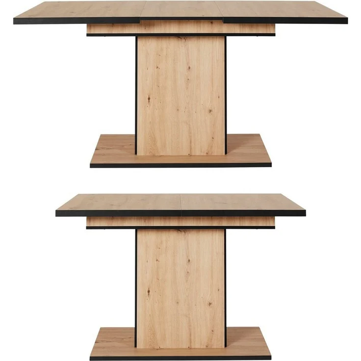 HELA Esstisch Ariana Bestseller, Tisch, Küchentisch, Auszugstisch, durch innenliegende Einlegeplatten ausziehbar 120-160 cm – Bild 3