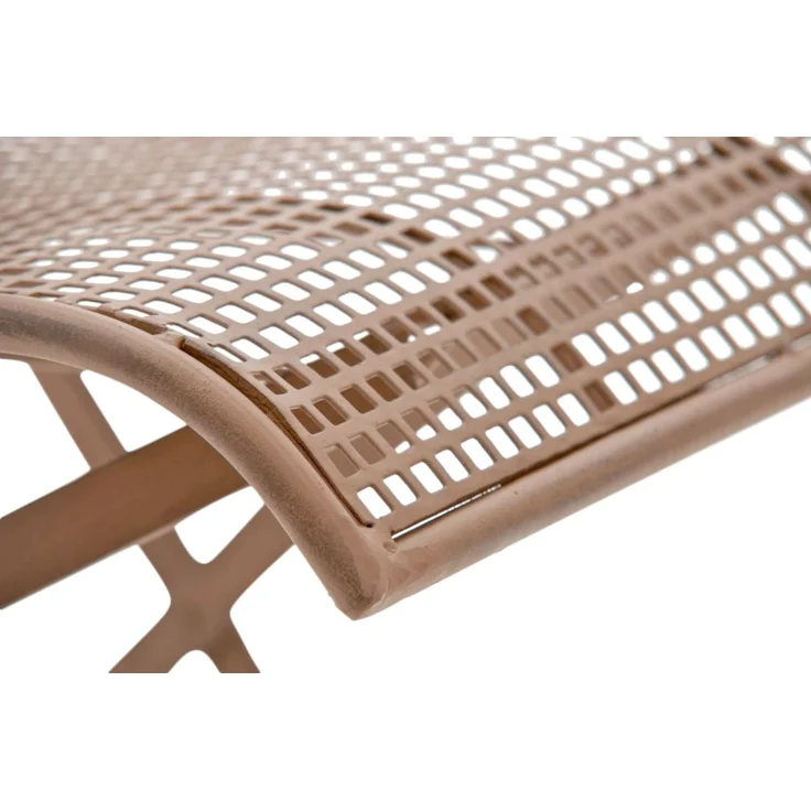 2er Set Gartenstühle DALLAS - Metall Antik braun 41x50x91 cm | Gartenstuhl Klappbar Klappstühle Metall Terrassenstuhl Antik Verzierung Stühle Garten – Bild 5