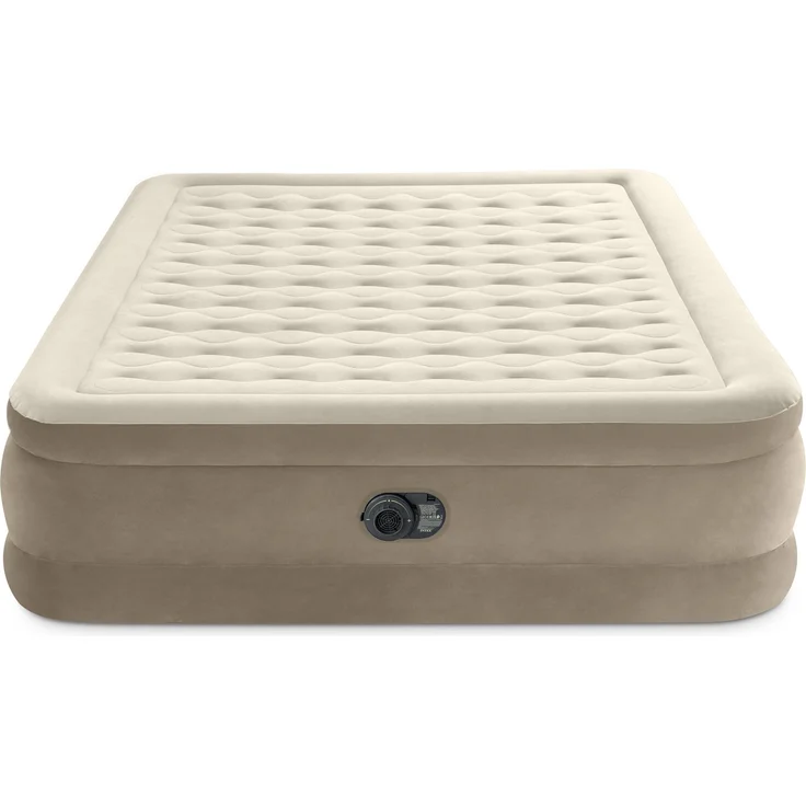 Intex 'DuraBeam UltraPlush' Luftbett mit eingebauter, elektrischer Pumpe, PVC sand / beige, 152x203 cm – Bild 4