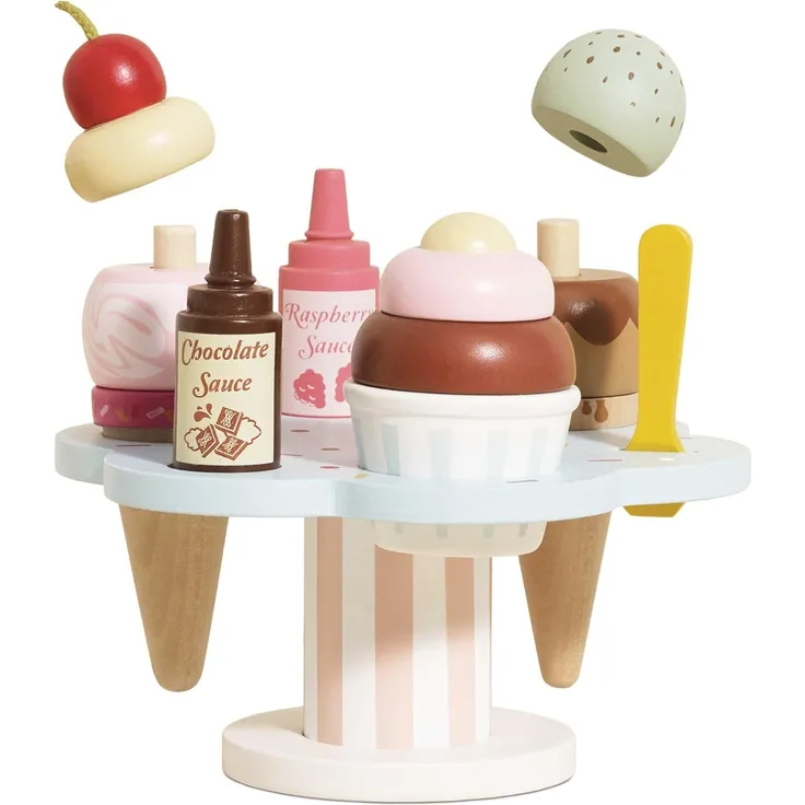 Le Toy Van TV310 \"Carlo's Gelato\" Eis-Set für Kinderküche
