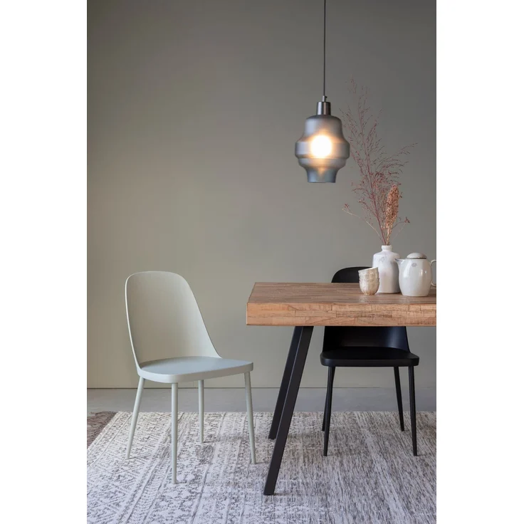 Esszimmerstuhl Pip im 2er-Set, Schwarz mit Metallbeinen für Wohnzimmer 46x53,5x85 cm – Bild 10