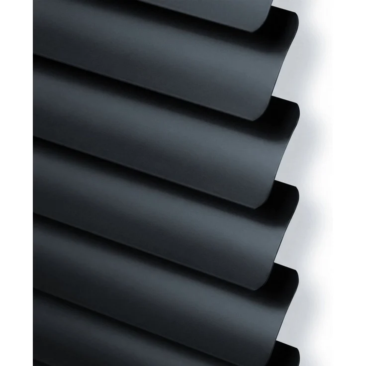 Victoria M. Jalousie Aluminium Jalousie, 40 x 130 cm, anthrazitgrau matt, mit Bohrenohne Bohren, freihängend, Sicht- Licht- und Blendschutz, inkl. Klemmclips – Bild 4