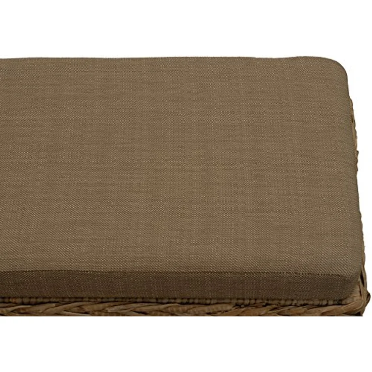 Krines Home Wäschetruhe Breite Sitzbank mit Stauraum Sitztruhe Natur-Rattan Wäschekorb Flur, Sitzbank mit Stauraum – Bild 8