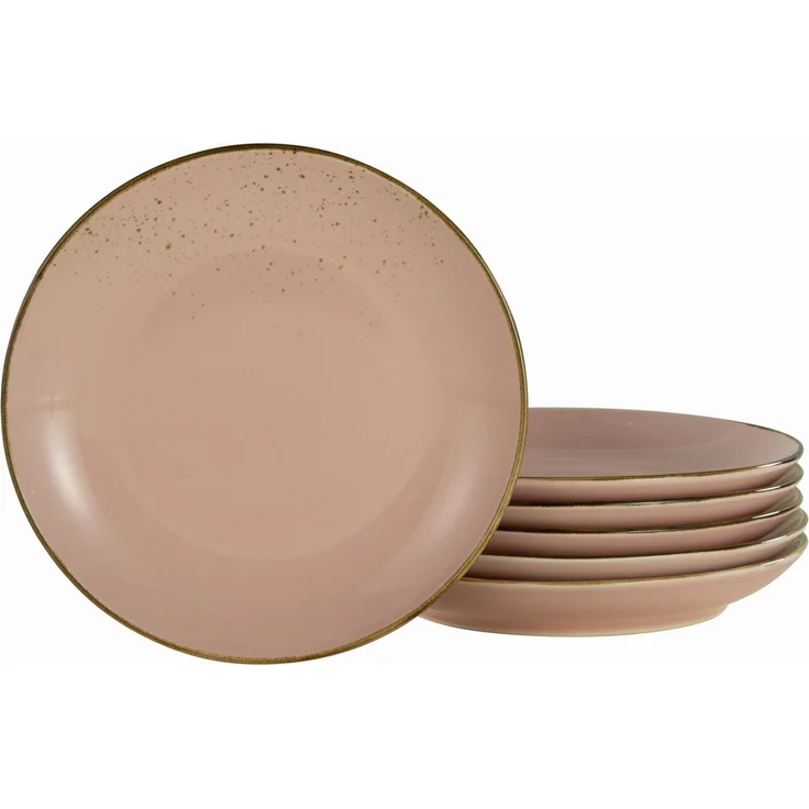 CreaTable Nature Collection Rose, Dessertteller 6-tlg – Bild 1