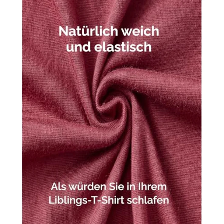 Spannbettlaken Jersey 90x200 - Baumwolle Boxspringbett 40cm tief - Bordeaux – Bild 4