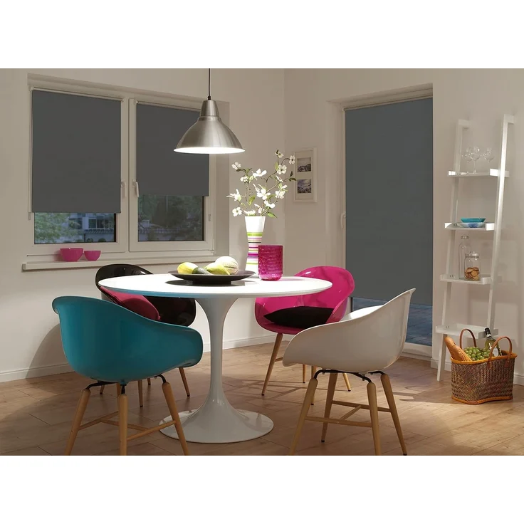 Seitenzugrollo Thermo Klemmrollo Energiesparend, my home, ohne Bohren, freihängend, Klemmfix, abdunkelnd mit Thermobeschichtung – Bild 2