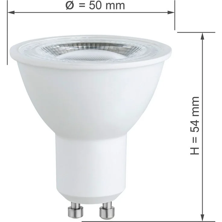 SEBSON LED-Leuchtmittel LED Lampe GU10 Energieeffizienz A warmweiß 2,5W 450lm 230V - 10er Set, GU10, 10 St, Warmweiß, Einbaustrahler 230V – Bild 3