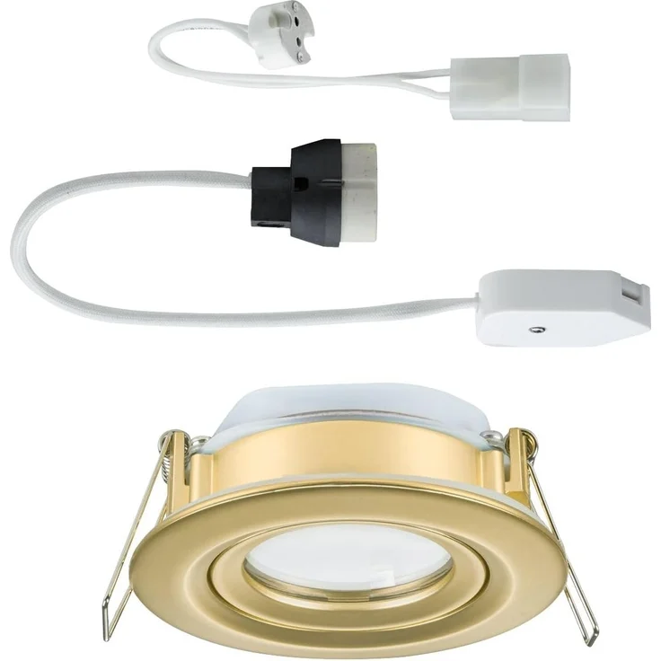 Paulmann 92403 Einbauleuchte LED Nova Plus schwenkbar 93mm gold IP65 – Bild 8