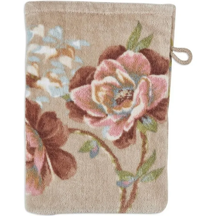 PiP Studio Badaccessoire-Set Secret Garden Waschhandschuh khaki 16x22cm (1 Stück)