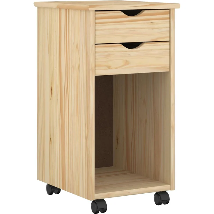vidaXL Schreibtischschrank-Set MOSS 2 stk. Braun 112 x 50 x 75 cm 3438779 – Bild 3