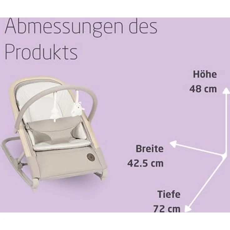 Maxi-Cosi Kori Eco Wippstuhl - Classic Beige Beige – Bild 9