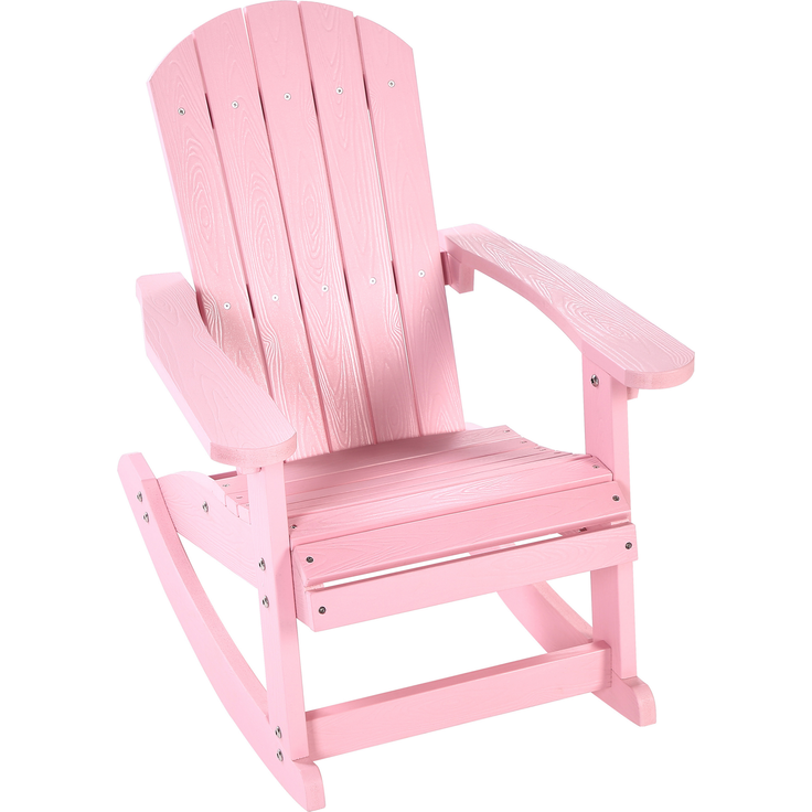 Garten Schaukelstuhl für Kinder ADIRONDACK Pastellrosa – Bild 6
