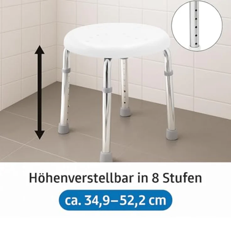 Ridder Badhocker Go, belastbar bis 150 kg – Bild 4