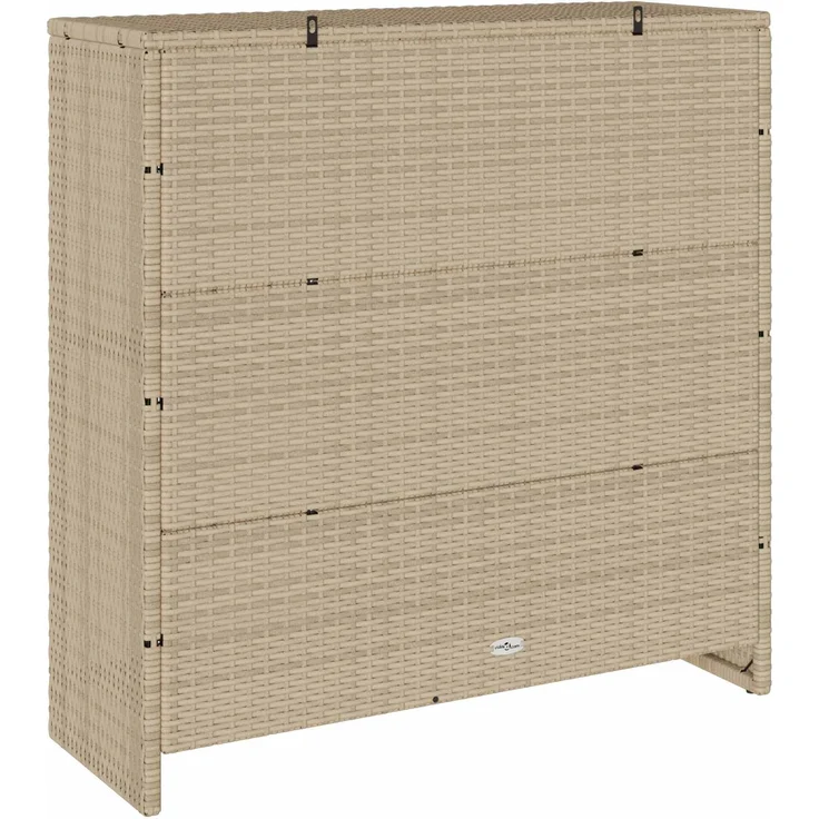 vidaXL Aufbewahrungsschrank mit Regal Beige 100 x 36 x 102 cm Rattan 4103824 – Bild 6