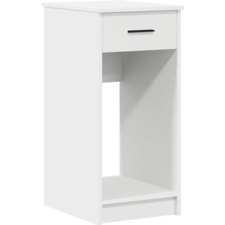 vidaXL Computerschrank, mit Schublade, Holz Weiß, 35 x 45 x 77 cm – Bild 2