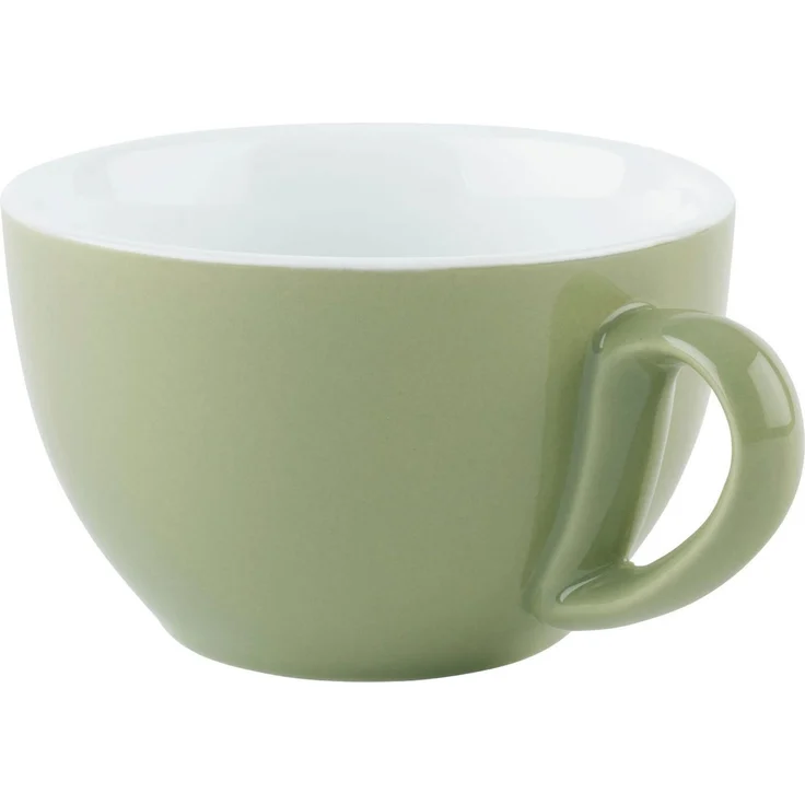 APS Cappuccinotasse 6er Set Cappuccino Tassen -SNUG-, 6-tlg, Porzellan, für Heißgetränke aller Art geeignet – Bild 3