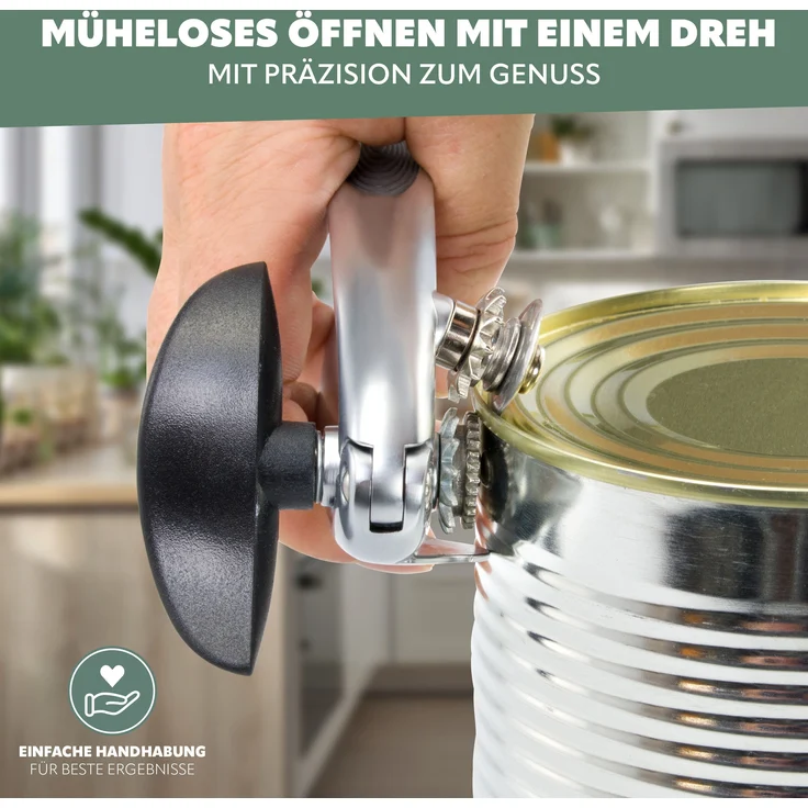 bremermann Dosenöffner Dosenöffner, Zinklegierung, Softtouch-Griffe – Bild 2