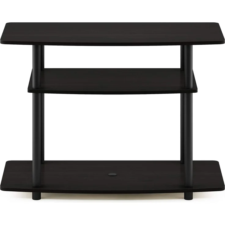 Furinno TV-Schrank mit 3 Ebenen, Espresso/Schwarz, 40. 13x40. 13x59. 18 cm – Bild 7
