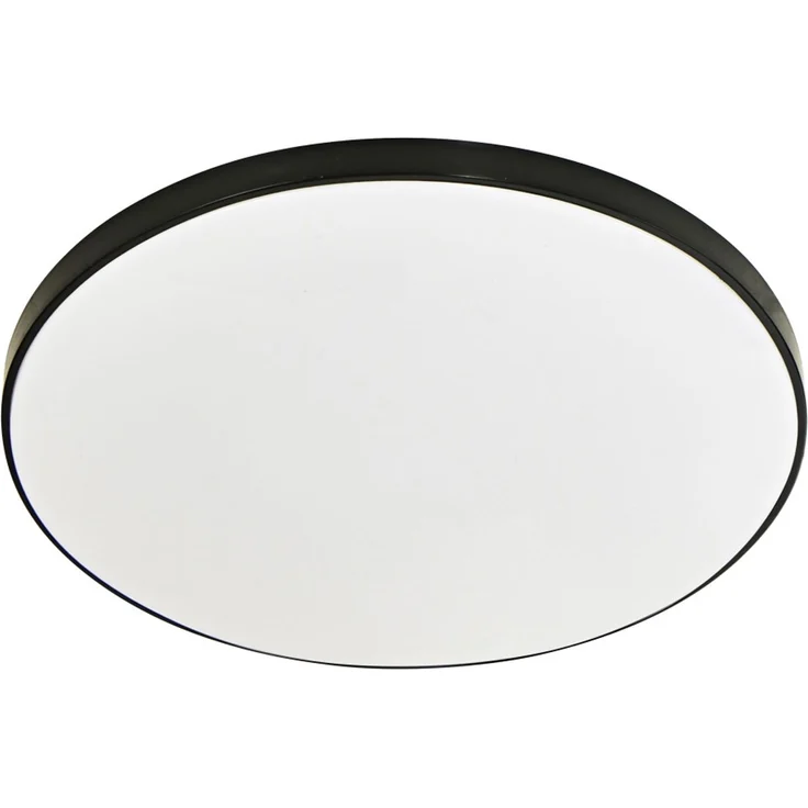 LED Deckenleuchte Bali schwarz Ø 27 x 5 cm neutralweiß – Bild 1