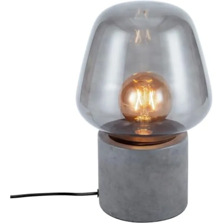 Nordlux Tischleuchte Christina 20 Tischlampe Glas Beton E27, ohne Leuchtmittel