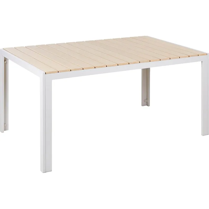Gartentisch Kunststoff Beige COMO